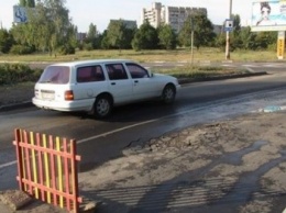 В Херсоне затопило Николаевское шоссе