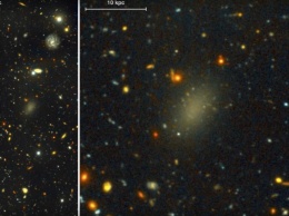 Найдена галактика, состоящая на 99,99 процента из темной материи