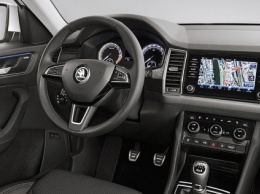 Skoda показала фото интерьера кроссовера Kodiaq