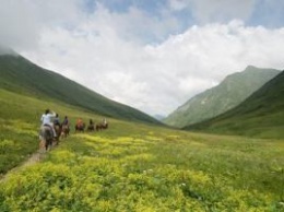 Россия: На лошадках - по сочинским горам