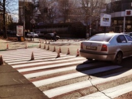 Пешеходная разметка в Черноморске посветлеет (видео)