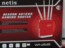 Netis Beacon WF2681: 2-диапазонный игровой роутер с четырьмя мощными антеннами