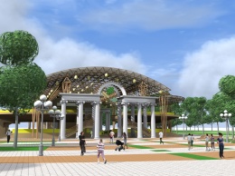 "Дубовка" будущего - проект реконструкции центрального парка Запорожья (Фото)