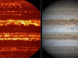 NASA: Космический зонд передал на Землю уникальные снимки Юпитера