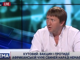 Кутовой заявил, что в Украине наблюдается сложная ситуация в связи со вспышками АЧС
