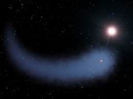 Ученые: Обнаружена теряющая атмосферу планета с кометным хвостом