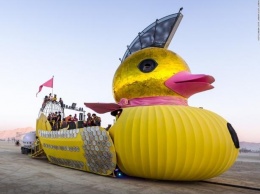Участники фестиваля Burning Man показали «машины-мутанты»