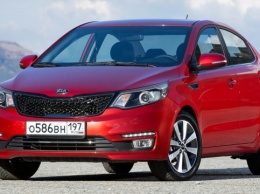 Модель автомобиля KIA Rio лидирует по продажам в России