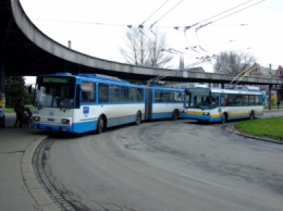 В Волгограде загорелся троллейбус
