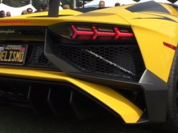 Звук Lamborghini с выхлопом от заводского тест-пилота записали на видео