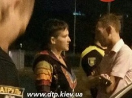 В Киеве в ДТП попала машина с нардепом Савченко