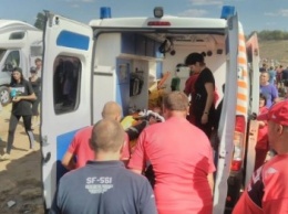 Во время мотокросса в Кропивницком травмировался гонщик
