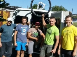 Южноукраинские атомщики сели на велосипеды и уехали