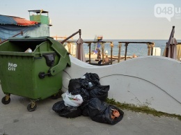 В первый день недели одесский Фонтан сразу же утонул в мусоре дорогих пляжей (ФОТО)
