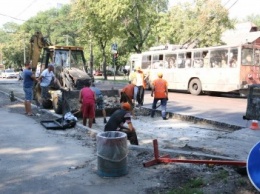 В ближайшие четыре дня движение транспорта в районе от Красного моста до ул Рокосовского будет проблемное