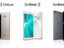 ASUS объявила российские цены на флагманскую линейку смартфонов Zenfone 3, Zenfone 3 Ultra и Deluxe