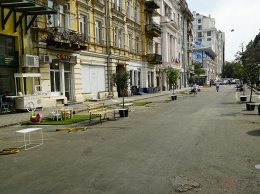 Эксперимент: переулок в центре Одессы стал пешеходной зоной на два дня