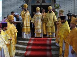Патриарх Филарет освятил новый храм в Пирятине