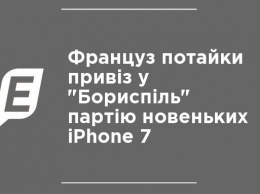 Француз тайком привез в "Борисполь" партию новеньких iPhone 7