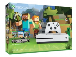 Microsoft представила Xbox One S, посвященную Minecraft