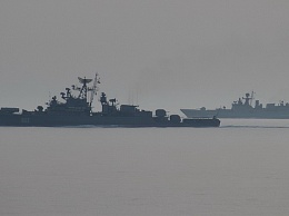 Исполнилось три года с возвращения боевых кораблей России в Средиземное море