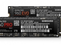 Samsung представила новые SSD-накопители 960 Pro и 960 Evo