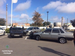 В Полтаве столкнулись четыре автомобиля (фото)