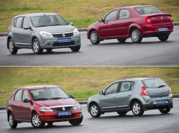 В Сеть попали снимки модифицированных Renault Sandero и Logan