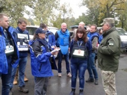 ОБСЕ инспектирует условия работы своих наблюдателей в Авдеевке (ФОТО)