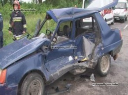 На Львовщине в ДТП с ЗАЗ Славута, Daewoo Sens и Opel пострадали 2 человека. ФОТО+видео