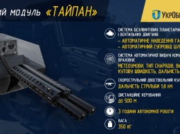 "Укроборонпром" представил новый боевой модуль "Тайпан"