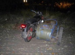 На Кировоградщине перевернулся мотоцикл с коляской