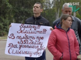 В Николаеве горожане вышли пикетировать закрытие ярмарки на ул.Колодезной