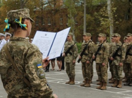 В Николаеве курсанты учебного центра ВМС приняли присягу на верность украинскому народу