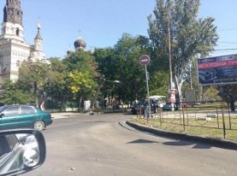 В центре Николаева упала электроопора