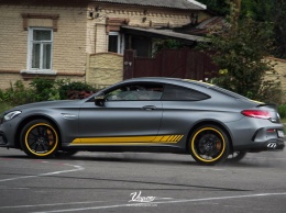 В Харькове засветился единственный в Украине Mercedes-AMG C63 S Coupe Edition 1