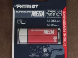 Patriot Supersonic Mega (256 ГБ): металлическая флешка с хорошими скоростями и большой емкостью