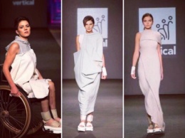 В состоявшемся в Милане показе мод приняли участие девушки на колясках
