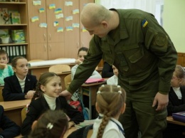Ученики столичных школ ознакомились с деятельностью Национальной гвардии Украины