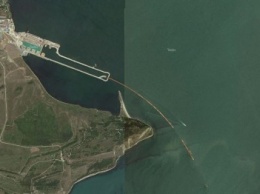 «Яндекс карты» обновил спутниковые снимки места строительства Крымского моста (ФОТО)
