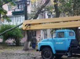 Стихия привела к многочисленным авариям на электросетях Черноморска