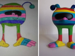 Дизайнер превращает детские рисунки в игрушки