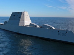 ВМС США получили самый большой и современный эсминец Zumwalt
