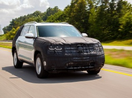 Семиместный кроссовер Volkswagen Atlas засветился во время тестов