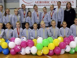 Воспитанники ДЮСШ приняли участие во Всеукраинском турнир по аэробике