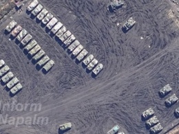 Аэроразведка зафиксировала крупное скопление вооружения РФ на Донбассе