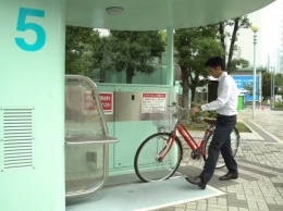 В Японии открыли подземные парковки для велосипедов