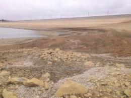 В Крыму стремительно мелеет Белогородское водохранилище