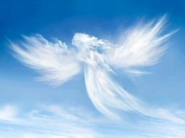 В США запечатлели облако в форме ангела