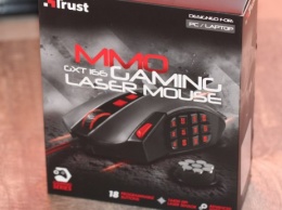 Trust GXT 166 Mmo gaming laser mouse: 18 кнопок, классная эргономика и интересная подсветка